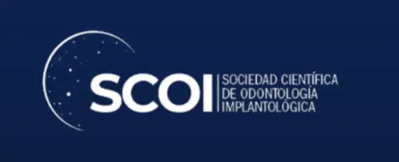 Logo de la Sociedad Científica de Odontología Implantológica (SCOI)<br />
