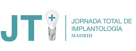 Logo de la Jornada Total de Implantología (JTI) en Madrid<br />
